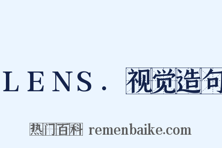 LENS.视觉造句是什么意思的图片